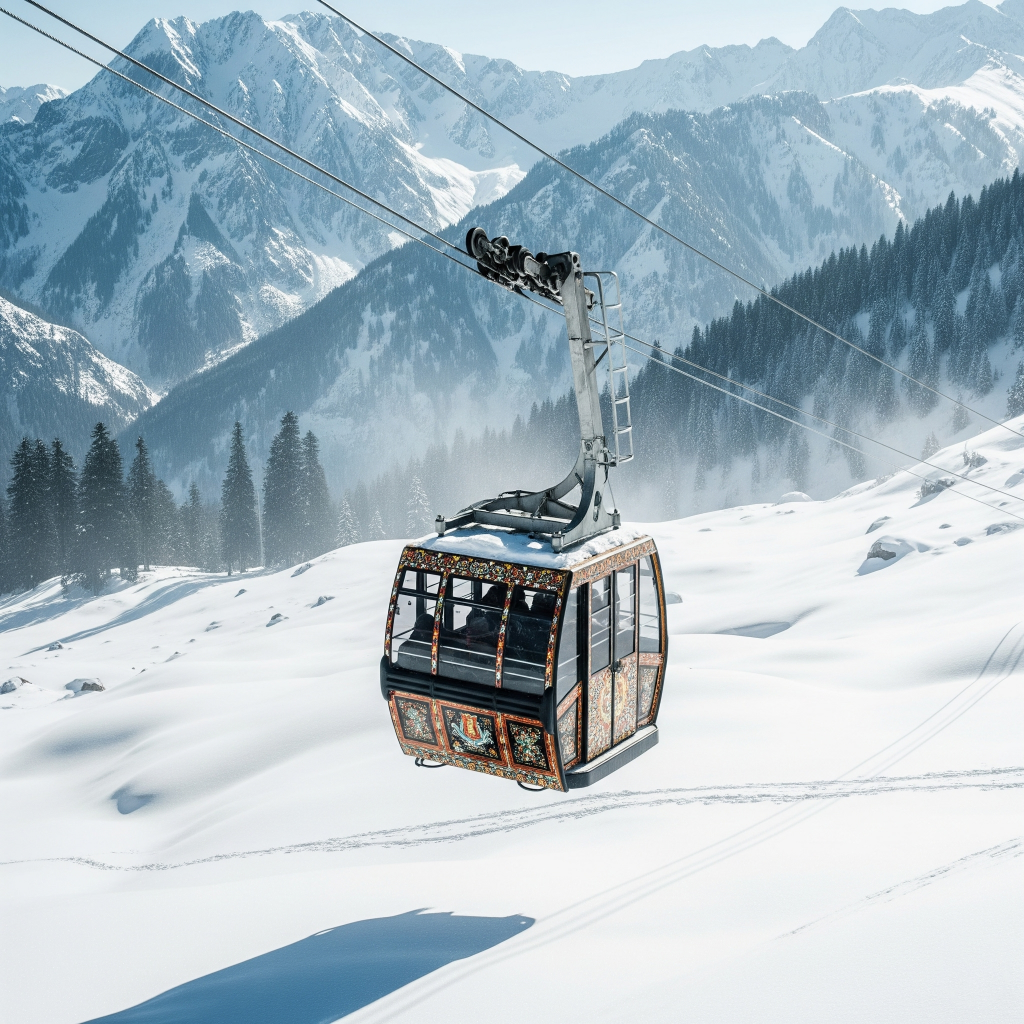 Gulmarg Gondola ride during honeymoon