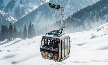 Gulmarg Gondola ride during honeymoon