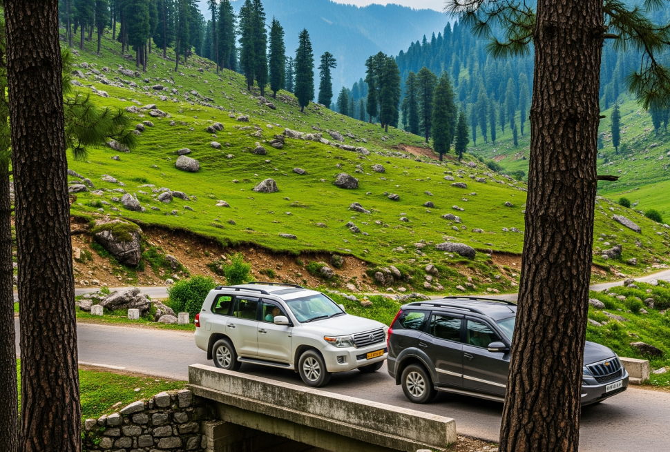 how to book taxi in kashmir