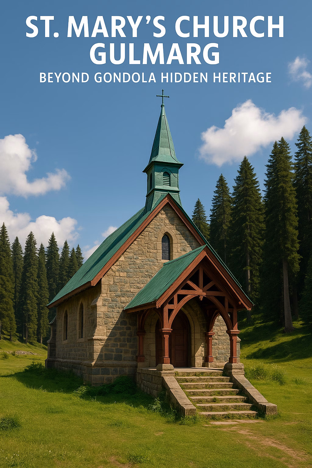 St. Mary’s Church Gulmarg beyond gondola hidden heritage