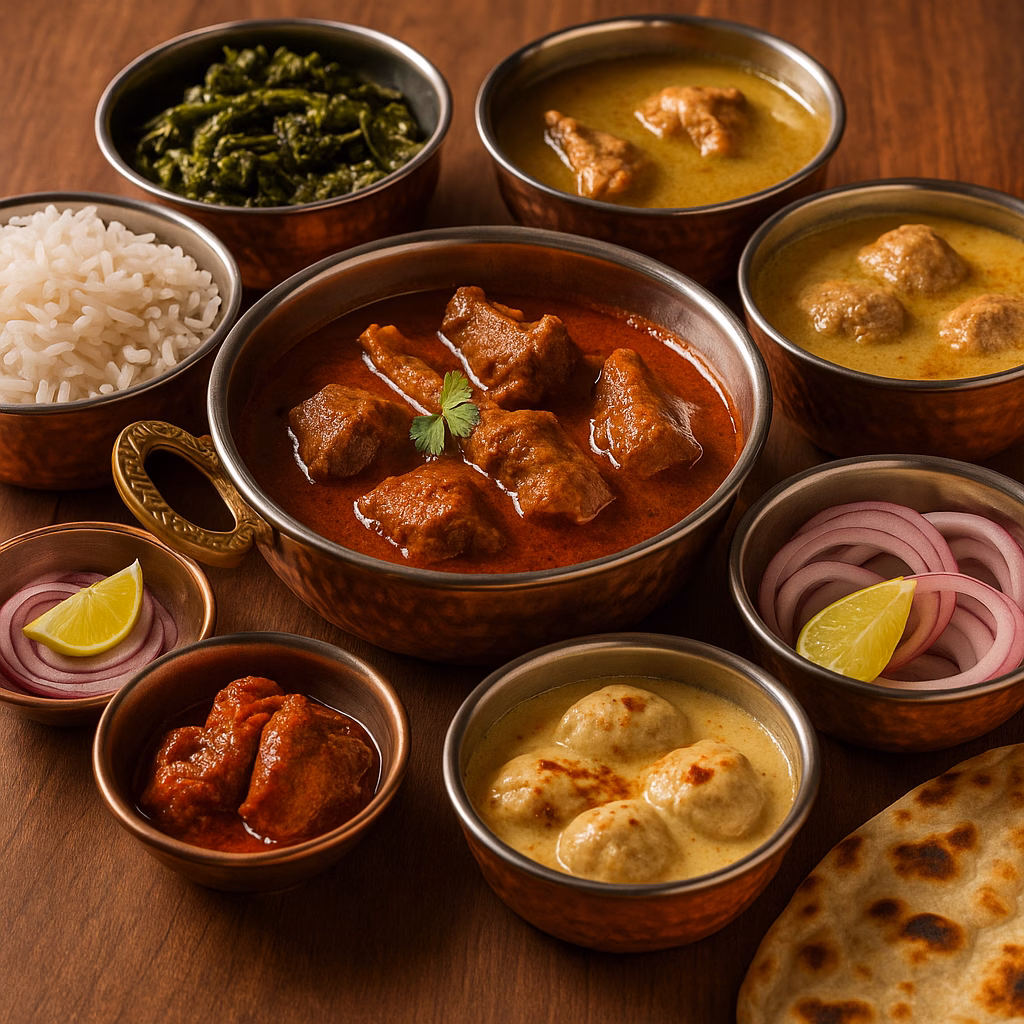 Traditional Kashmiri Wazwan cuisine in Gulmarg beyond gondola trip