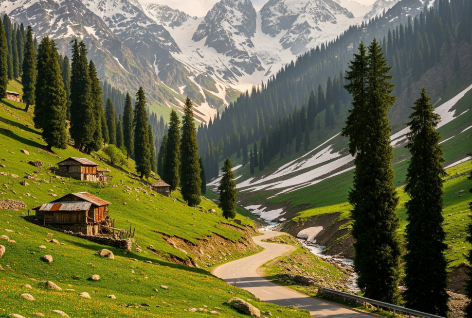 offbeat destinations Kashmir taxi