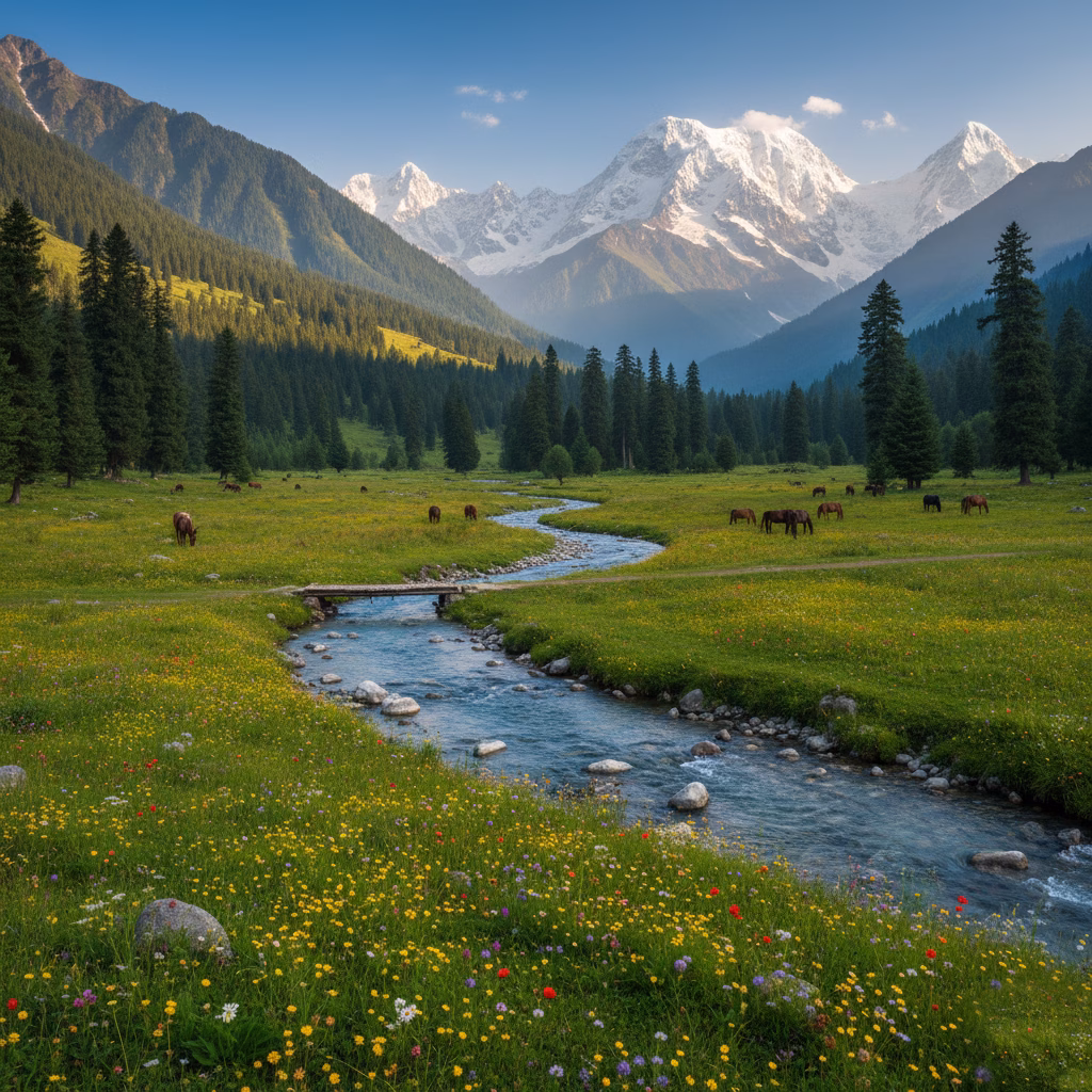 Sonamarg meadow – breathtaking places in Kashmir to visit
