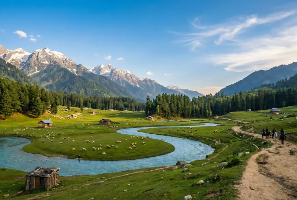 Srinagar to Pahalgam Taxi Service