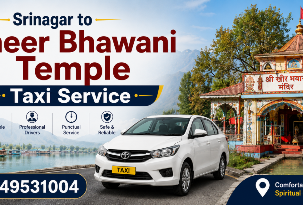 Srinagar to Kheer Bhawani Temple Taxi Service
