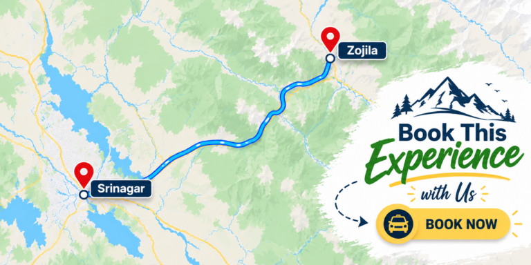 Srinagar to Zoji La Pass Taxi Service