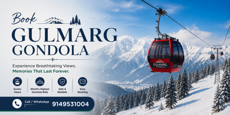 Gulmarg Gondola 2026: Ticket Price, Phases, Timings & Complete Travel Guide | Kashmir Tour Packages
