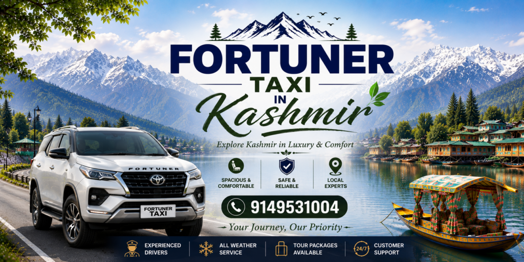 Fortuner Kashmir Taxi