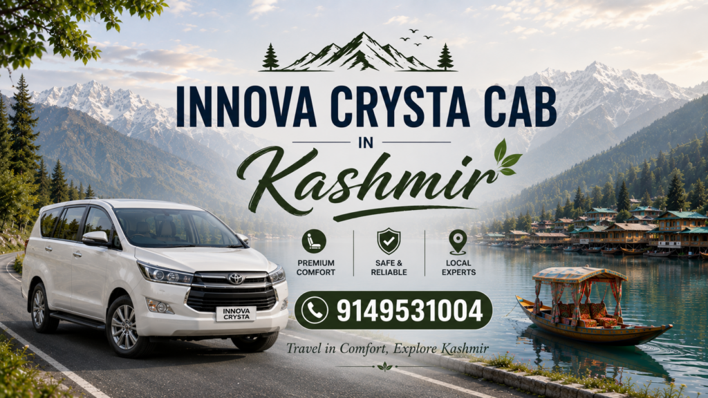 Innova Crysta Kashmir Taxi