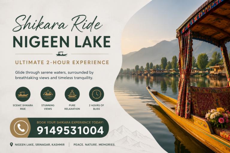 Shikara Ride Nigeen Lake: Ultimate 2-Hour Experience