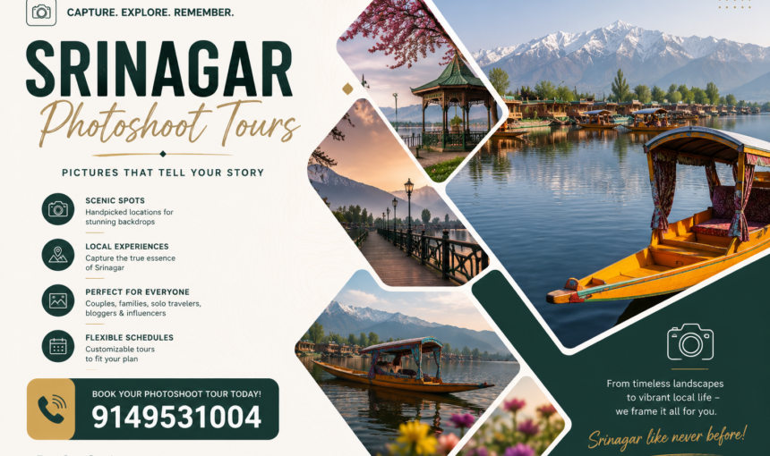 Srinagar Photoshoot Tours: Top 5 Picture Perfect Spots 5 Srinagar Photoshoot Tours: Top 5 Picture Perfect Spots