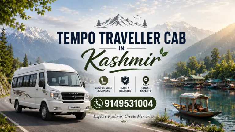 Tempo Traveller 12 Seater Kashmir Taxi
