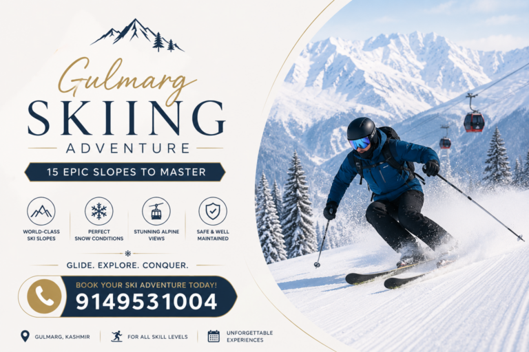 Gulmarg Skiing Adventure — 15 Epic Slopes to Master